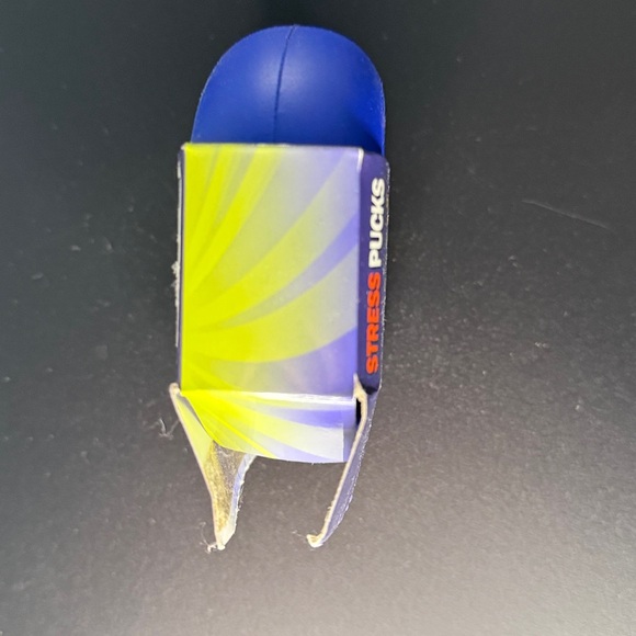 FREE w/purchase Relaxus Stress Puck NWT new in package PT stress relief Blue - Picture 5 of 8